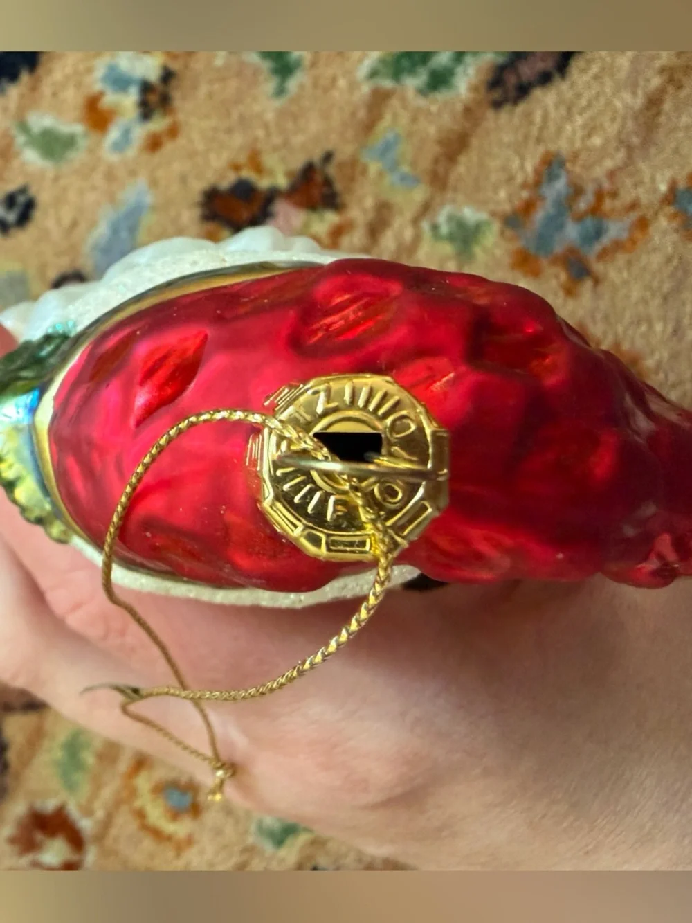 Fitz and Floyd Vintage Santa Ornament
